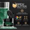 Brew Glitter - Dark Green Edible Drink Glitter (4g, x1 Flip-Cap Jar) for Beer, Cocktails and Beverages